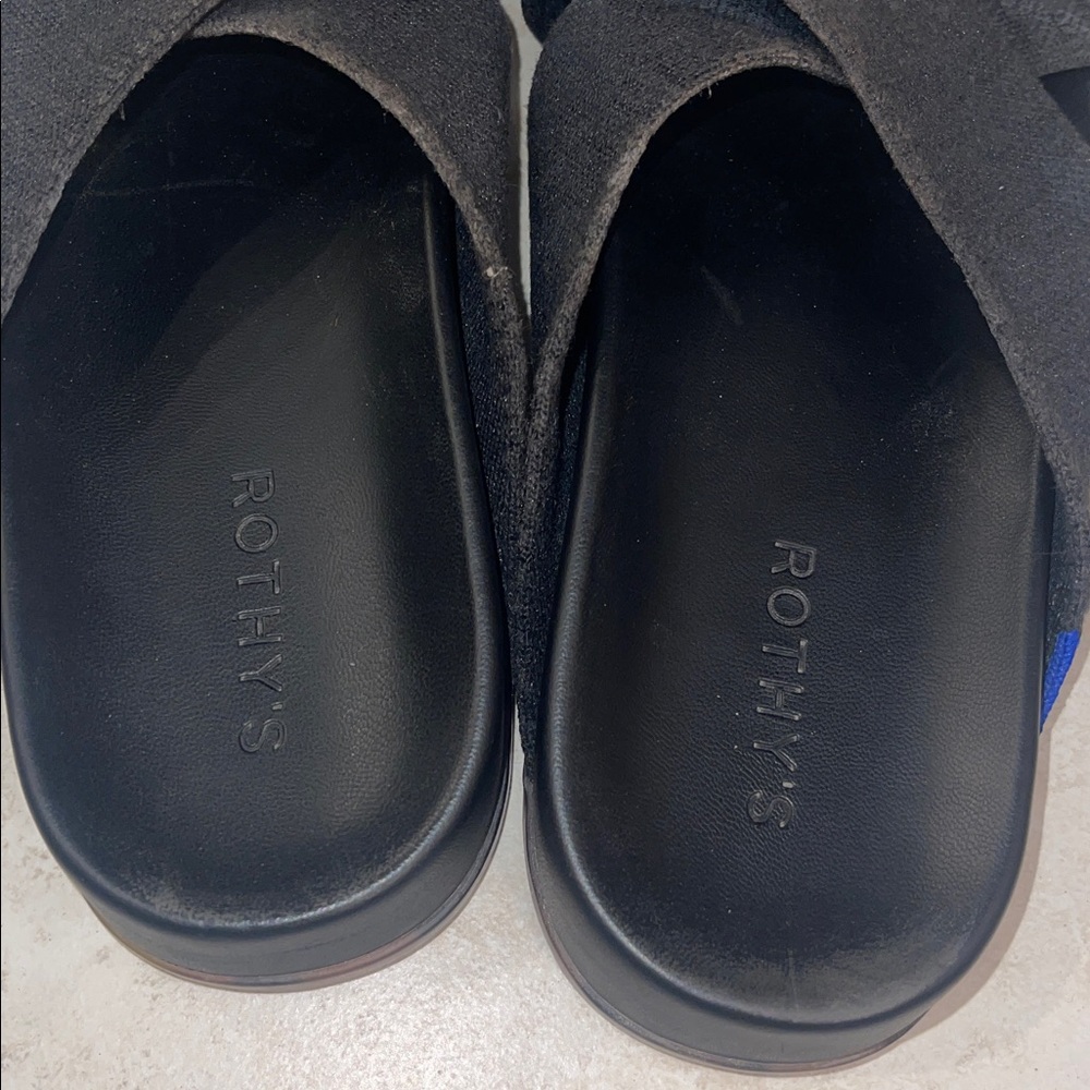 Rothy's Black The Weekend Slides - Picture 5 of 6